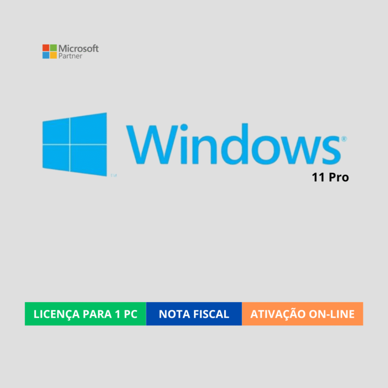 Microsoft Windows 11 Professional – Licença Digital para 1 PC