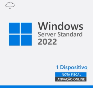 Microsoft Windows Server 2022 Standard – Licença Digital para 1 Servidor