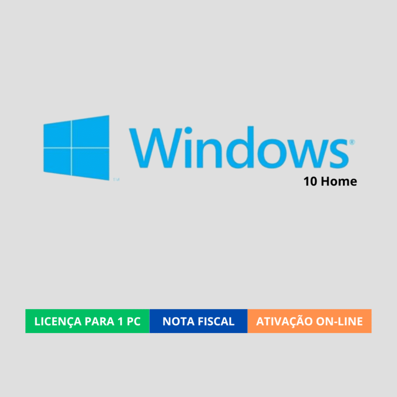 Microsoft Windows 10 Home – Licença Digital para 1 PC