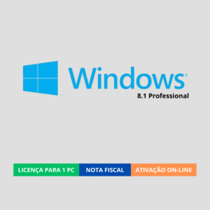 Microsoft Windows 8.1 Professional – Licença Digital para 1 PC