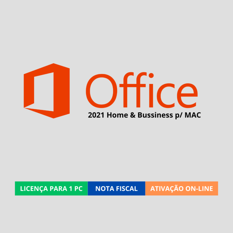 Microsoft Office Home and Business 2021 - Licença Digital para 1 PC ou Mac