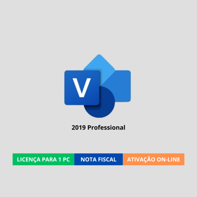 Microsoft Visio 2019 Professional – Licença Digital para 1 PC