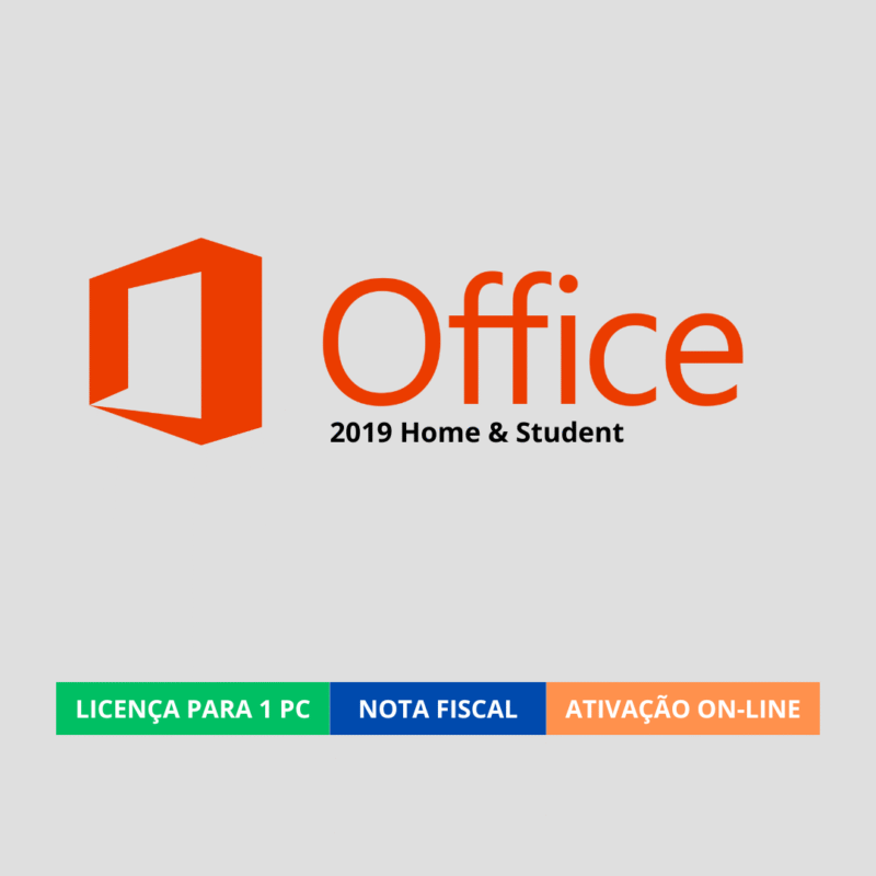 Microsoft Office Home and Student 2019 - Licença Digital para 1 PC