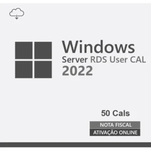 Cal de Acesso Remoto Windows Server 2022 – 5 usuários